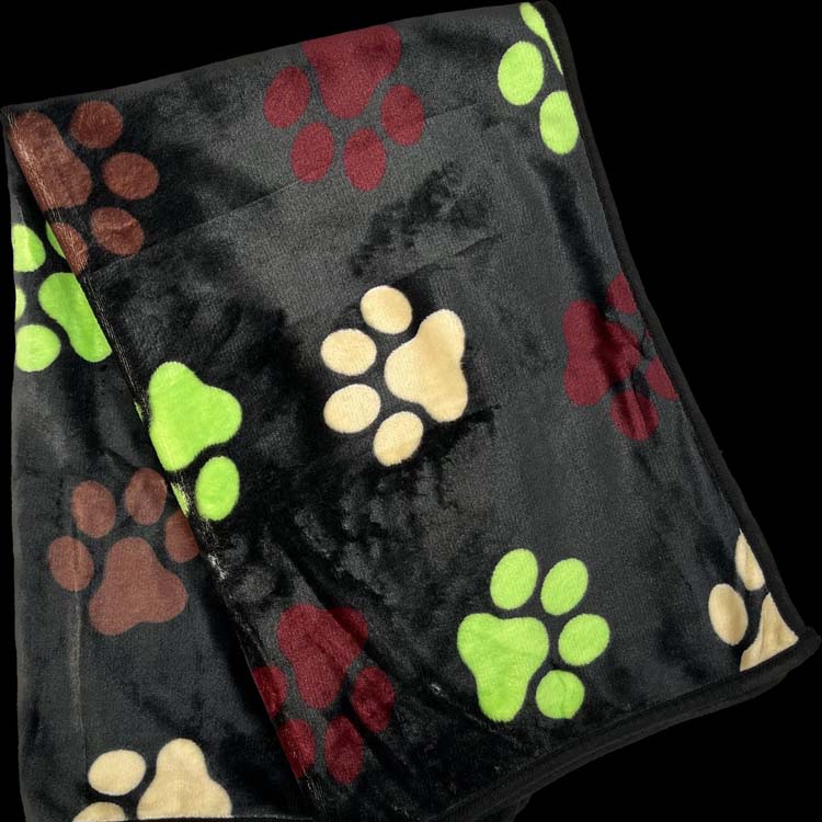 Couverture pour animaux de compagnie noir