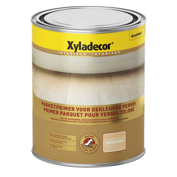 Xyladecor apprêt parquet vernis coloré 1L