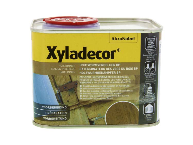 Xyladecor houtwormverdelger 0,5l kleurloos