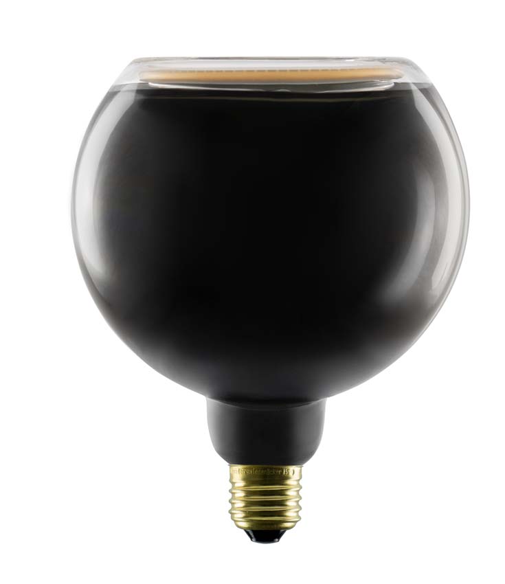 Led floating globe - Ø 15cm - zwart - 4W - E27 - 240 lumen - 2200K