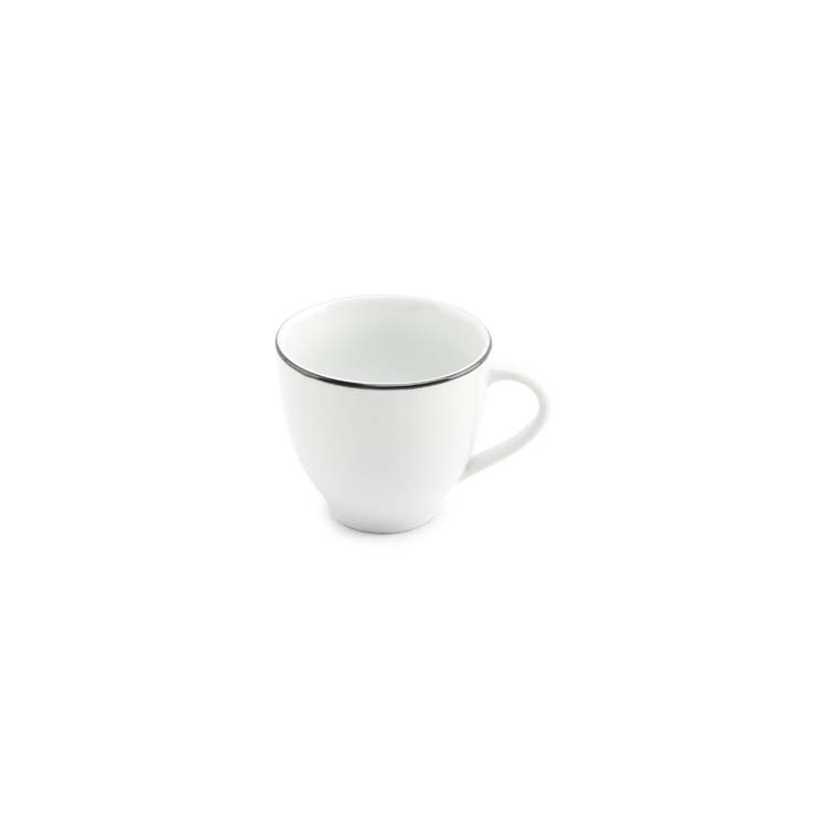 Tasse à expresso Black Rim basic white 10 cl