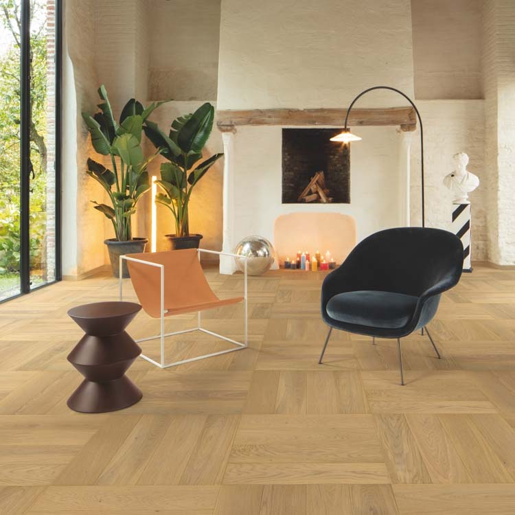 Échantillon Quick-Step parquet disegno Chêne pur clair extra mat