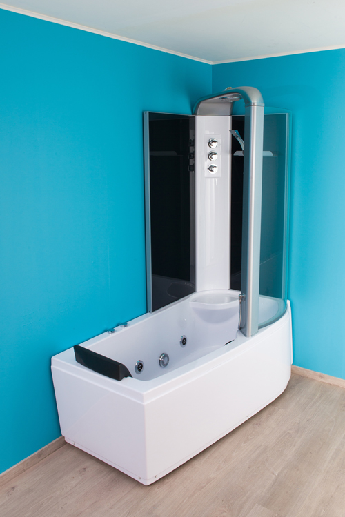 Combi baignoire/douche Odin avec whirlpool droite