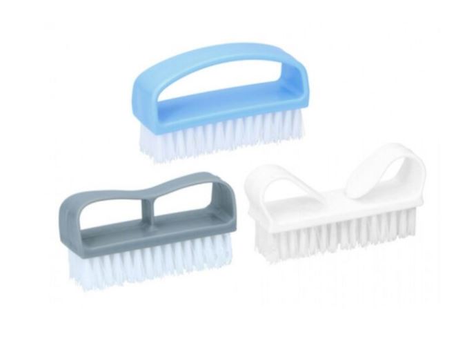 Brosses à ongles en plastique 3 pièces