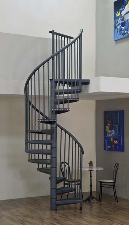 Escalier en colimaçon métal Sonneberg 140cm