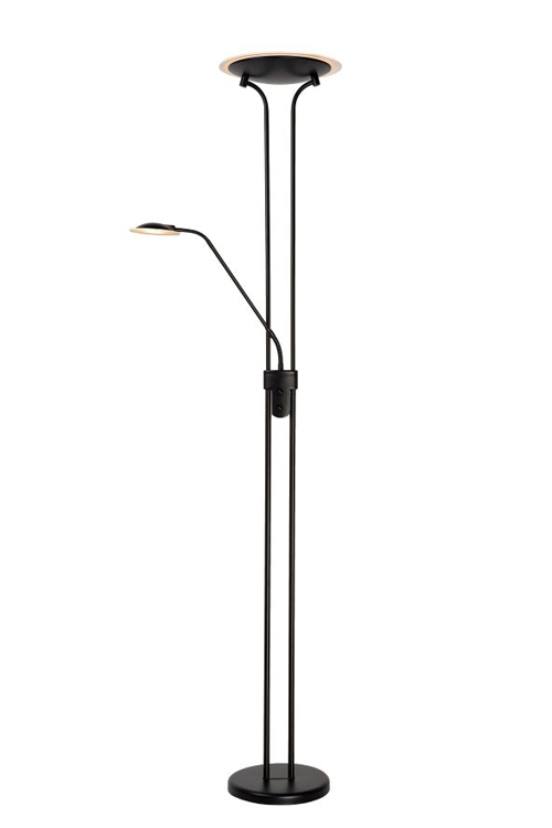 Lucide CHAMPION-LED - Lampadaire / lampe de lecture - LED Dim. - 3000K - Noir