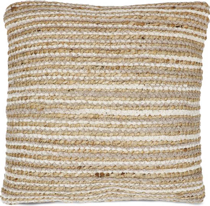 Kussen Bombay line cream/naturel 45x45cm