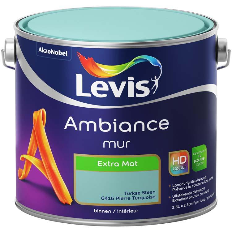 Levis Ambiance muurverf extra mat 2,5l Turkse steen