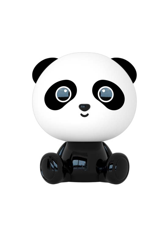 DODO PANDA - Lampe de table Chambres d'enfant - LED Dim. - 1x3W - 3 StepDim - Noir