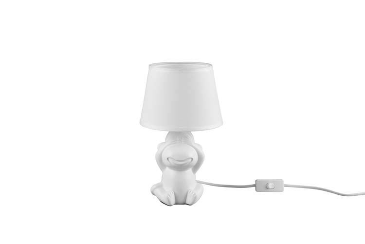 Tafellamp wit zien H27.5cm E14 excl. lamp