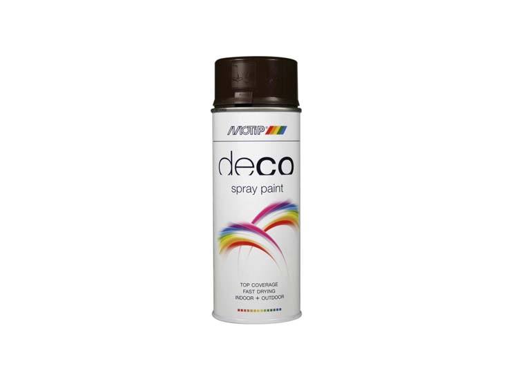 Motip Deco lakspray hoogglans 0,4l chocolade bruin