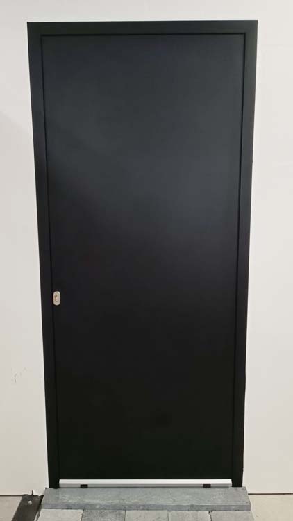 Porte extérieure alu Evora  anthra R 960X2180 mm