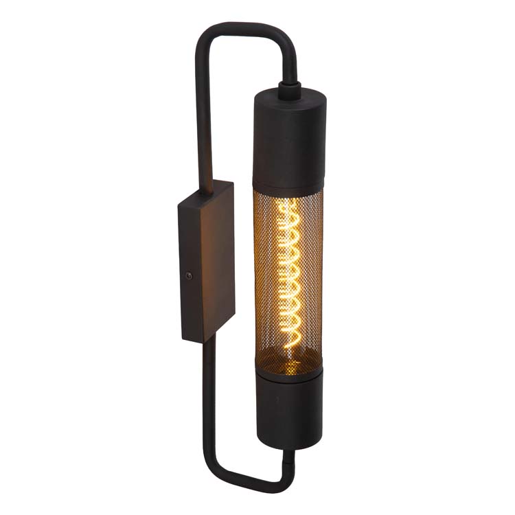 Lucide CALIXT - Wandlamp - 1xE27 - Zwart