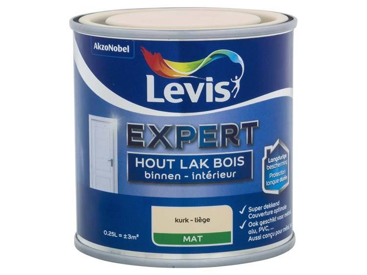 Levis Expert houtlak binnen mat 0,25l kurk