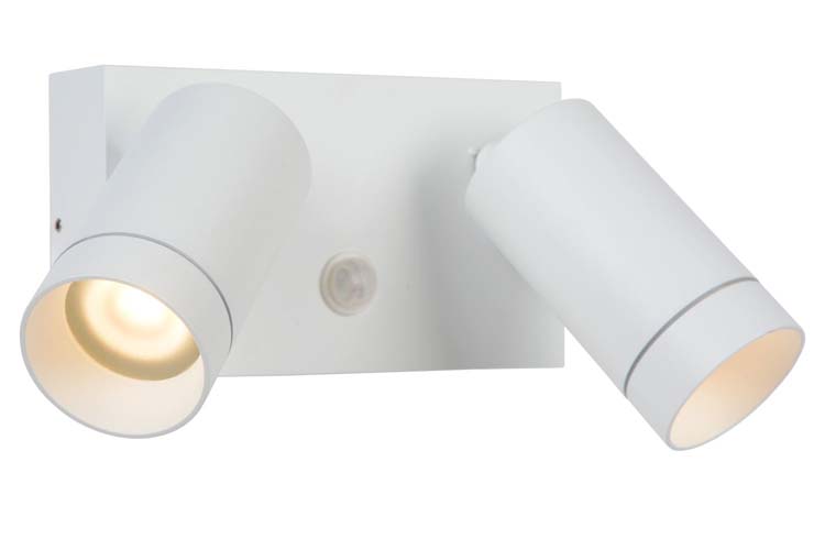 Lucide TAYLOR - Wandspot Buiten - 2xGU10 - IP44 - Wit