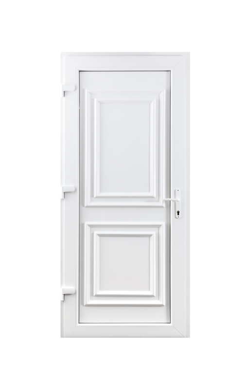 Porte extérieure classic PVC blanc G 980x2180mm