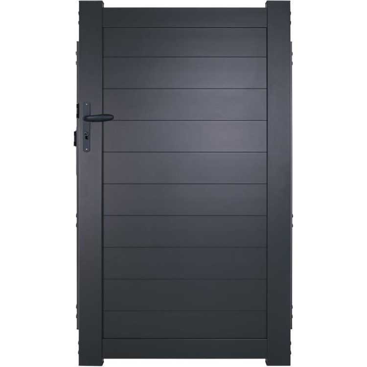 Portillon Palermo alu anthracite 100x175cm