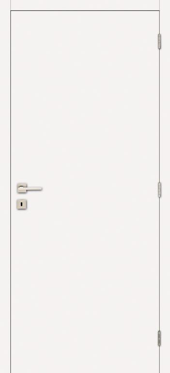 Complete deur honingraat BR 780mm palladium wit 201.5cm