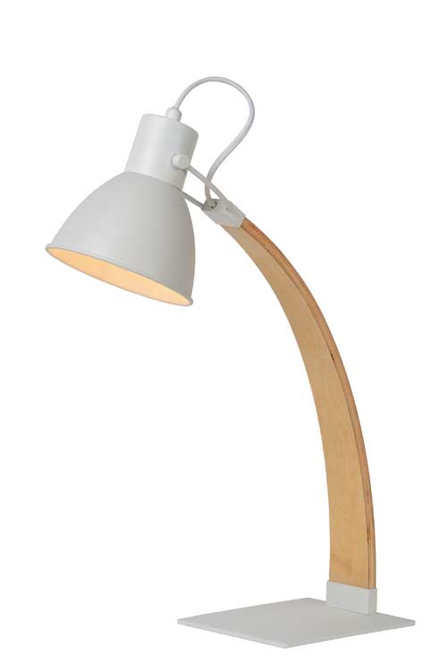 Lucide CURF - Lampe de bureau - E27 - Blanc