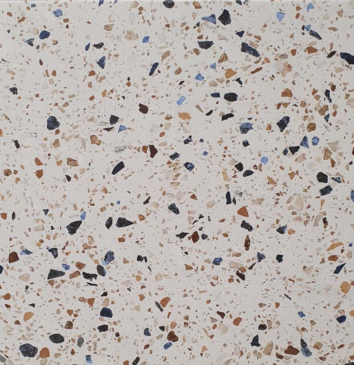 Carrelage Terrazzo minimal colormix 60 x 60 cm