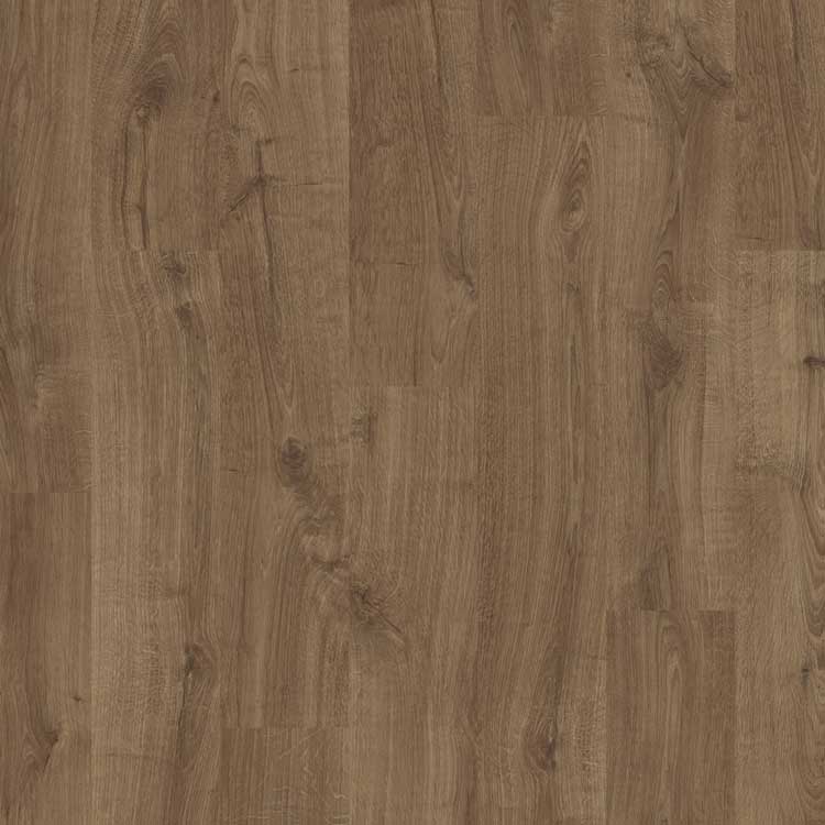 Sol stratifié Quick-step Eligna 8mm - Chêne Newcastle marron