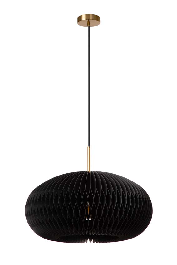 Lucide ARMONI - Hanglamp - Ø 52 cm - 1xE27 - Zwart