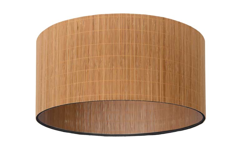 Lucide MAGIUS - Plafonnière - Ø 42 cm - 1xE27 - Licht hout