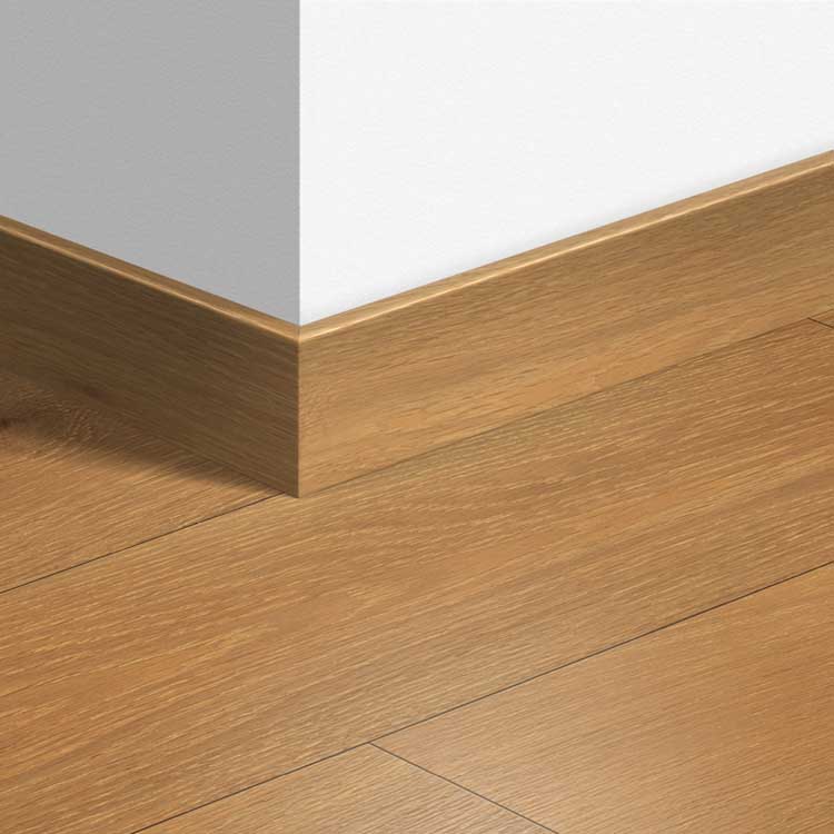 Plinthe parquet Quick-Step 14 x 77 x 2400 mm Chêne moonlight naturel