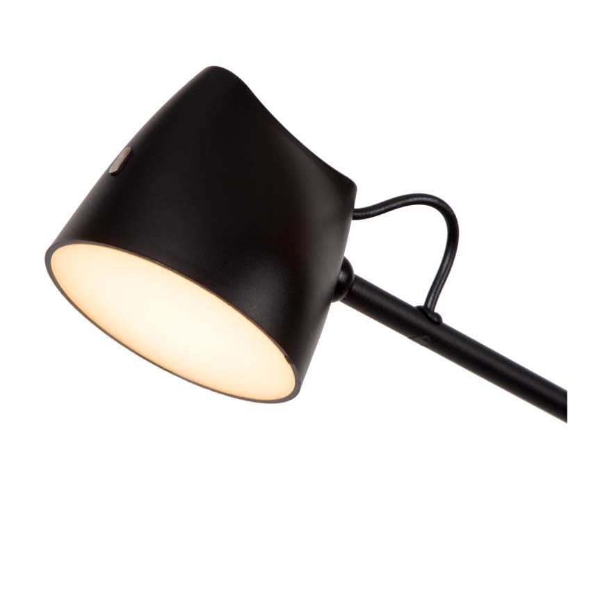 Lucide MILNE - Lampadaire - LED Dim. - 1x8W 2700K - Noir