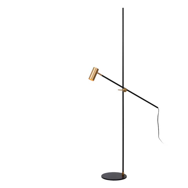 Lucide PHILINE - Lampadaire / lampe de lecture - GU10 - Noir