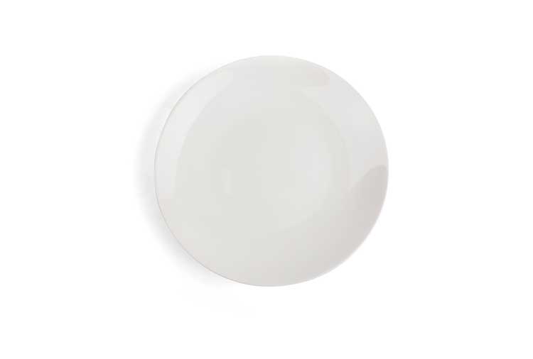 Assiette plate New Ming coupe blanche 27 cm