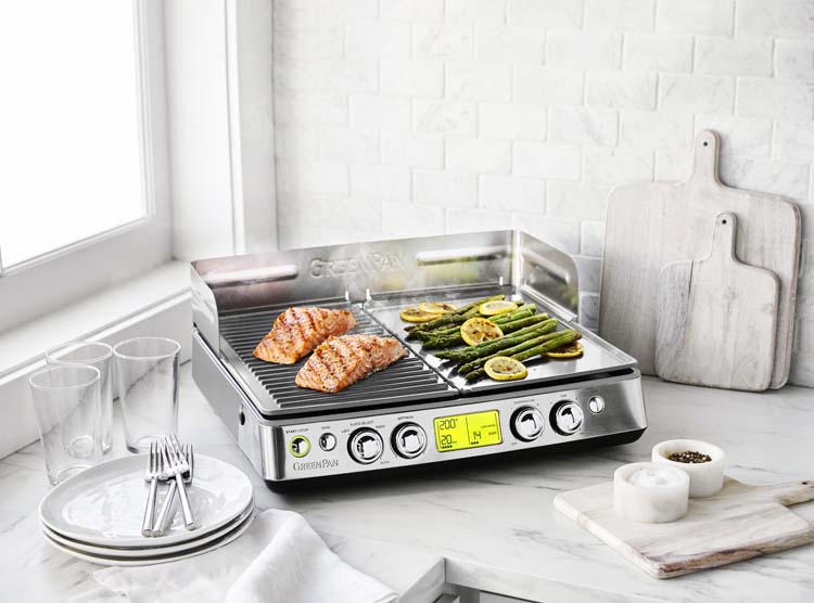 Teppanyaki XL grill less smoke