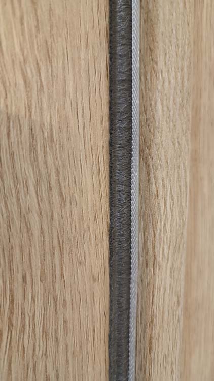 Bloc-porte tubulaire L 830mm Realwood oak planches 201.5cm