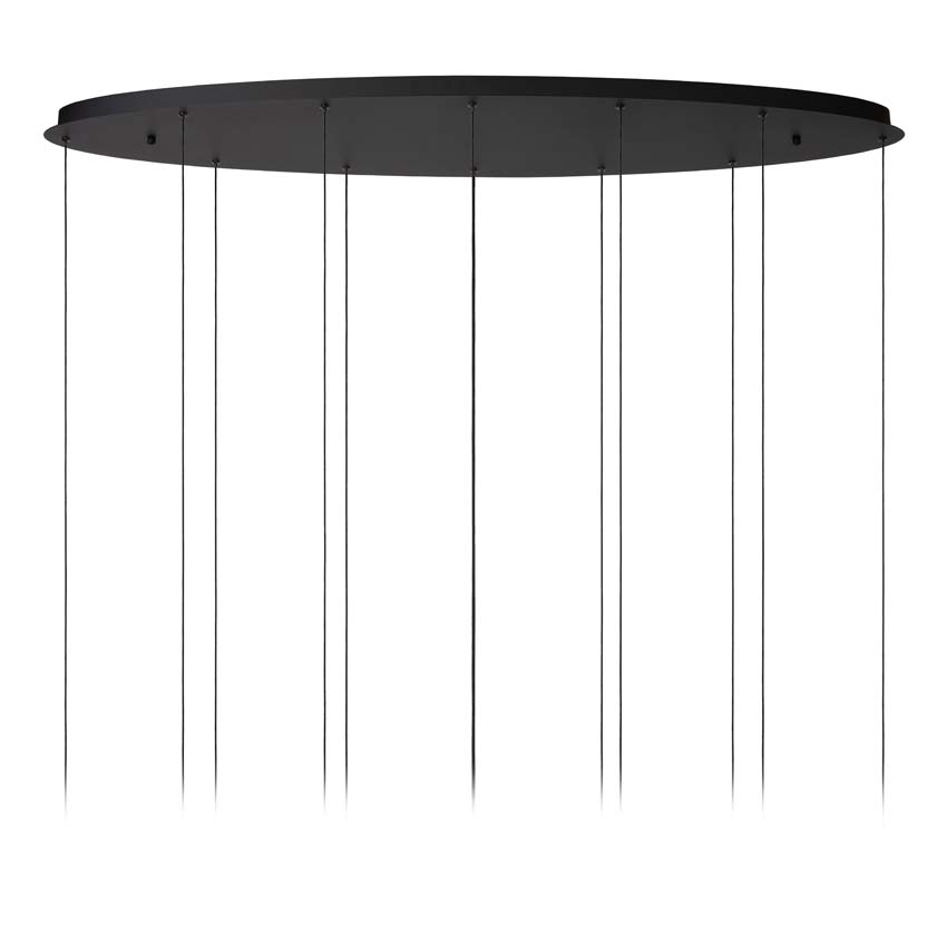 Lucide CALINA - Hanglamp - LED Dimb. - 12x7,7W 2700K - Zwart