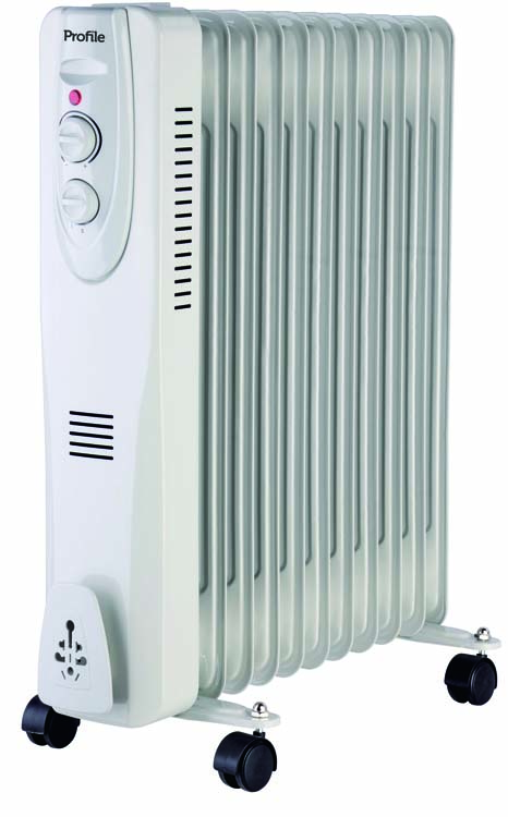 Radiateur d'huile Eline 2500 watt blanc