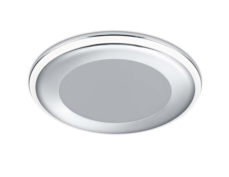 Spot encastré chromé incl. 12,5W LED/ 3000K/ 900Lm D14,5cm