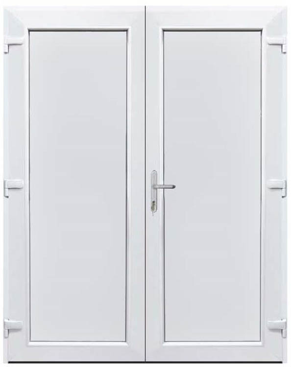 Porte ext. PVC panneaux plein anthracite 1800x2100mm D