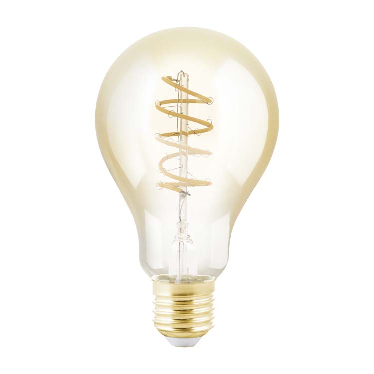 LED spirale A75 E27 245lm dimmable ambre