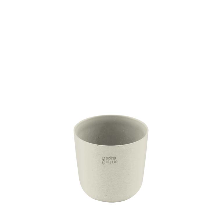 Pot de fleurs Point-Virgule D13 cm H11.4 cm blanc