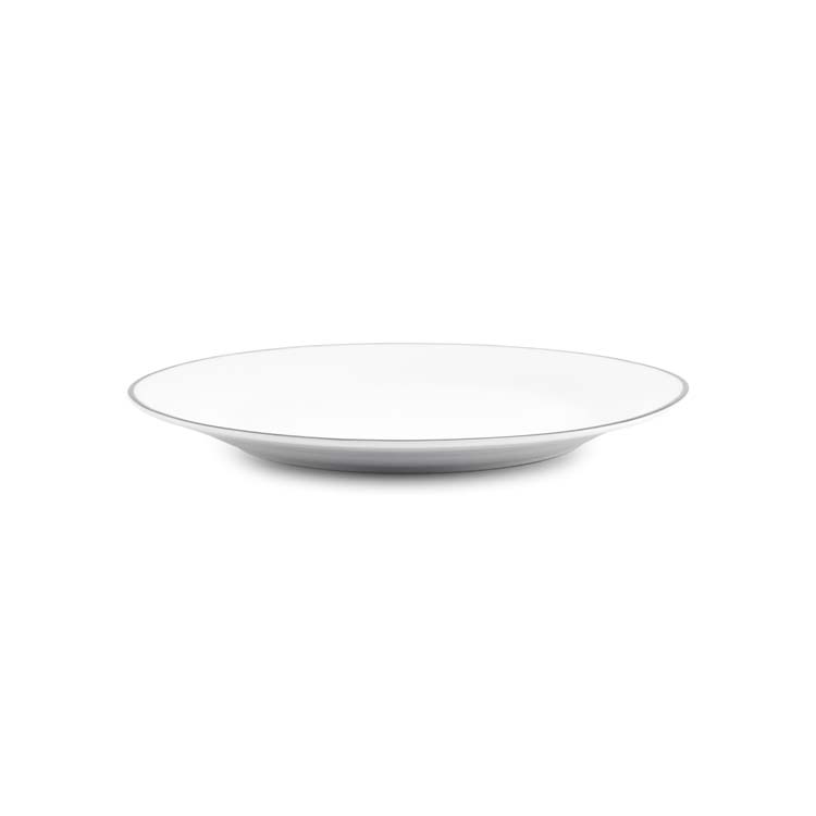 Assiette Black Rim basic white 20,5 cm