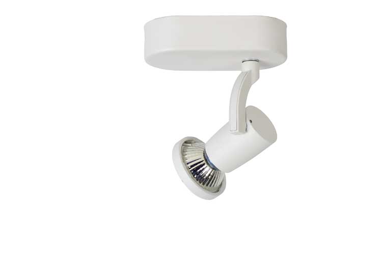 Lucide JASTER-LED - Spot plafond - LED - GU10 - 1x5W 2700K - Blanc