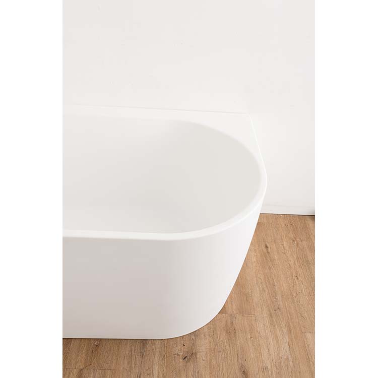 Baignoire d'angle Hero gauche 180x80cm blanc mat