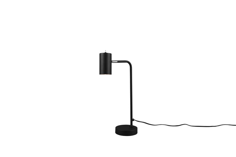 Tafellamp zwart mat excl. Lamp LED mogelijk H45cm