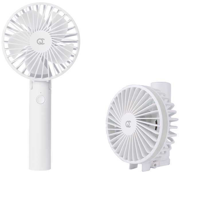 Ventilateur à main blanc