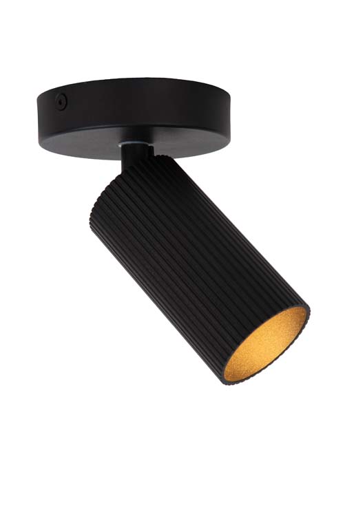 Lucide CLUBS - Spot plafond - 1xGU10 - Noir