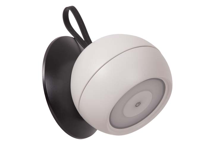 Oplaadbare Wandlamp Binnen/Buiten - Accu/Batterij - LED Dimb. - 1x2W 3000K - IP54 - Magnetisch - Wit