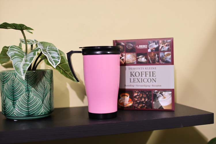 Koffiebeker on the go 450 ml - kleur willekeurig