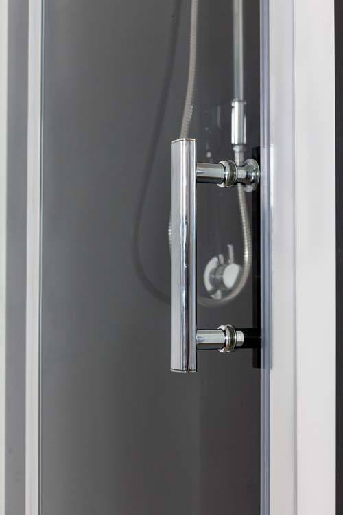 Cabine de douche Anik chrome gauche