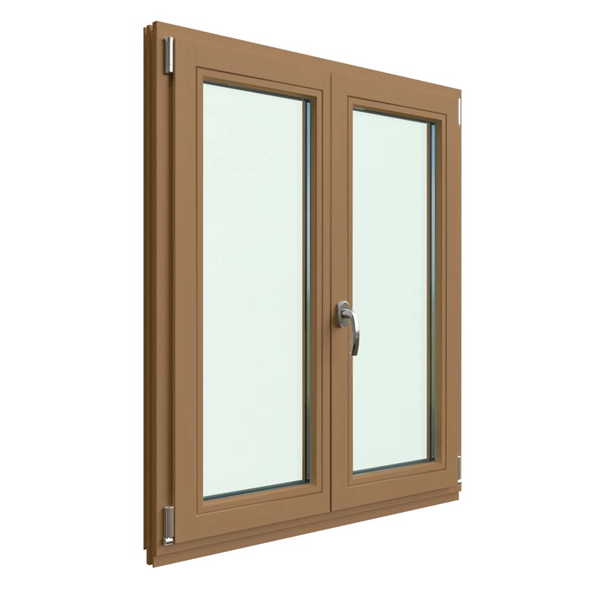 Houten draairaam 2-vleugels Meranti Vardelux 68mm naturel 1500x1200mm