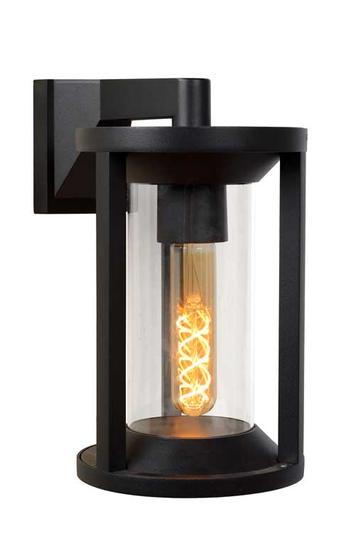 Lucide CADIX - Wandlamp Buiten - E27 - IP65 - Zwart